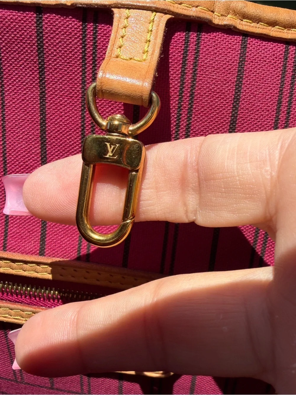 Louis Vuitton Monogram Neverfull GM pivoine